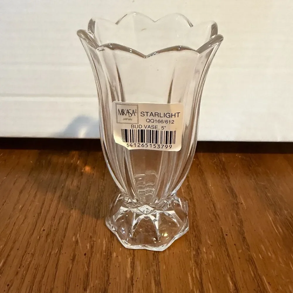 Mikasa Starlight Crystal Bud Vase 5